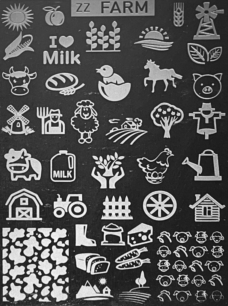 Farm Stamping Plate