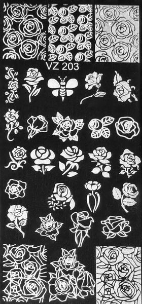 Flowers and Leaves Stamping Plates