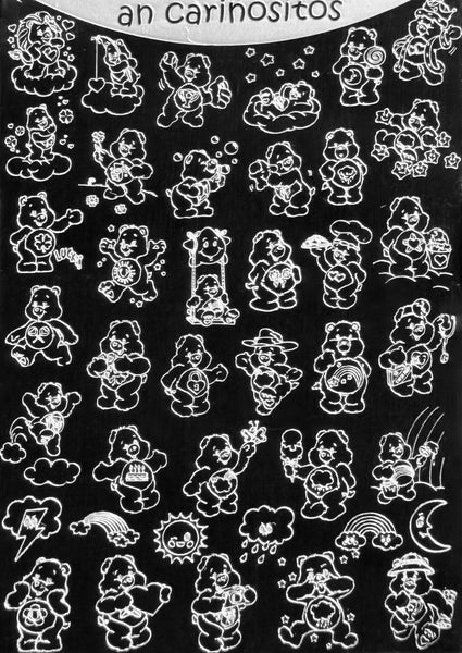 Caring Bears Stamping Plates