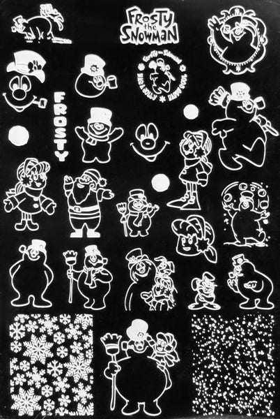 Frosty the Snowman Stamping Plate