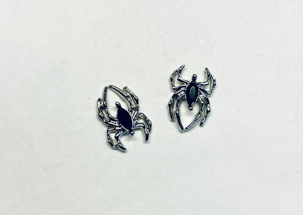 Gemmed Spider Nail Charms (2)