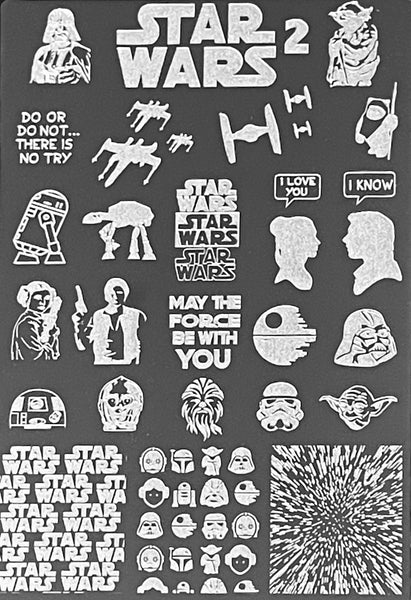 The Force and the Dark Side Stamping Plates