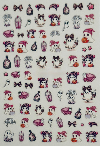 Cute Ghosts Nail Decals