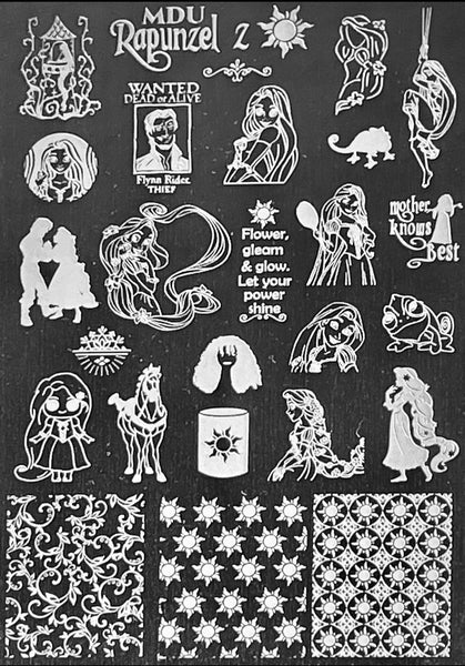 Favorite Princess Stamping Plates