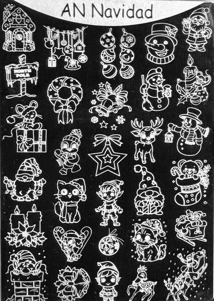 Navidad Christmas Stamping Plates
