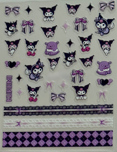 Hi Kitty and Friends Nail Decals