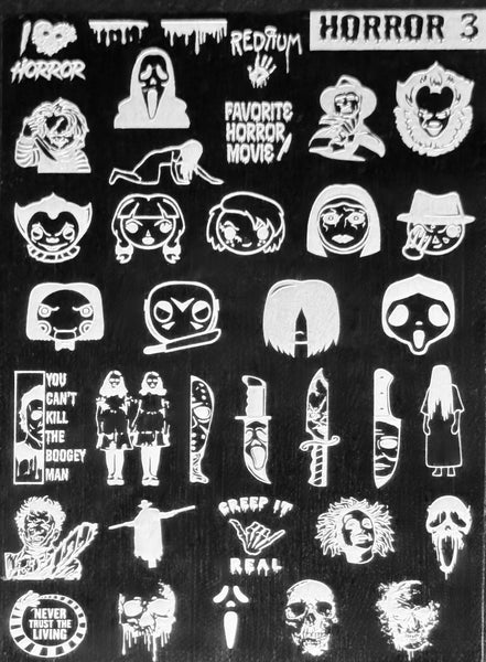 Horror Stamping Plates
