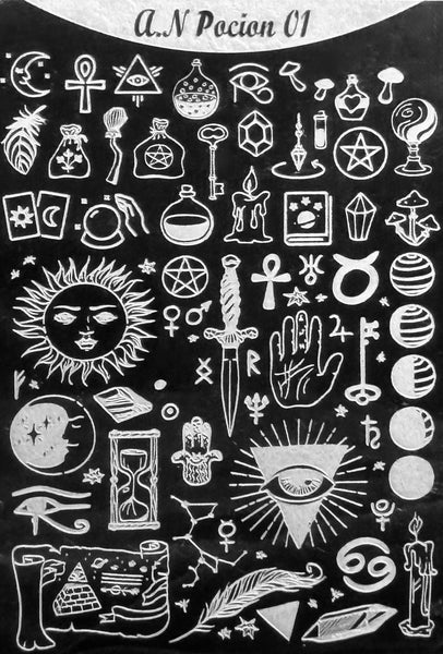 Witchy Vibes Stamping Plates