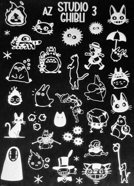 Studio Miyazaki Anime Stamping Plates