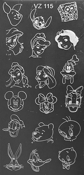 Famous Cartoon Stamping Plates