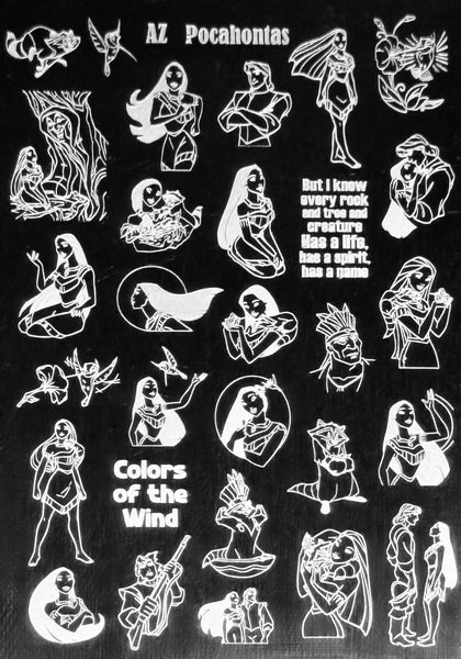 Colors of the Wind Stamping Plate
