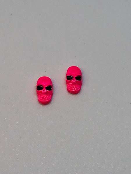 Neon Skulls Nail Charms (2)