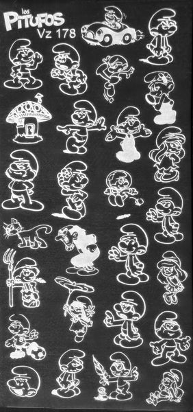 Gargamel vs the Blue Creatures Cartoon Stamping Plates