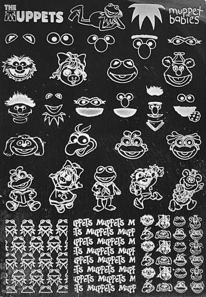 Frog and Pig & Friends Puppets Stamping Plate