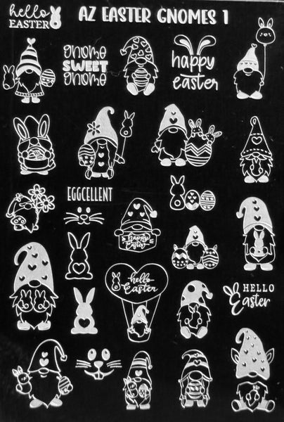 Gnomes Stamping Plates