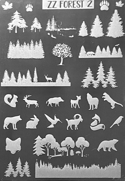 Forest Stamping Plates