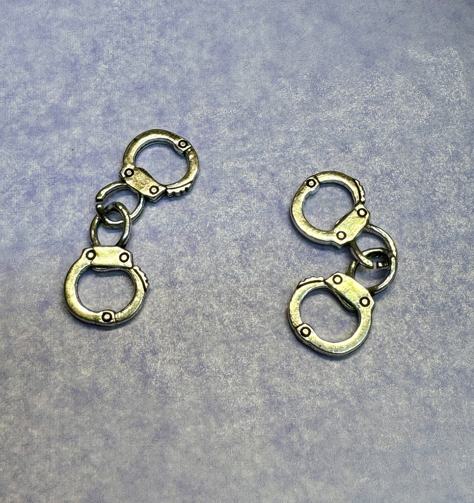 Handcuffs Nail Charms (2)