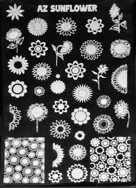 Flowers and Leaves Stamping Plates