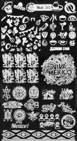 Viva Mexico Stamping Plates