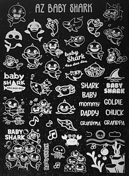 Baby Shark Stamping Plate