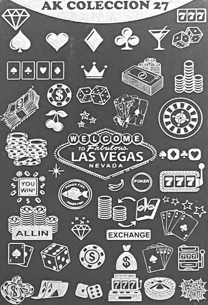 Vegas Stamping Plate