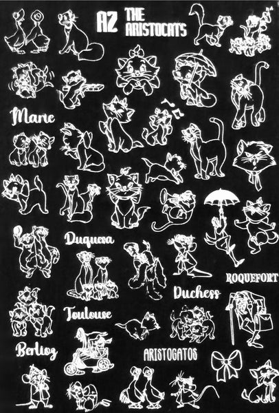 Duchess and Her Kittens Stamping Movie Plate