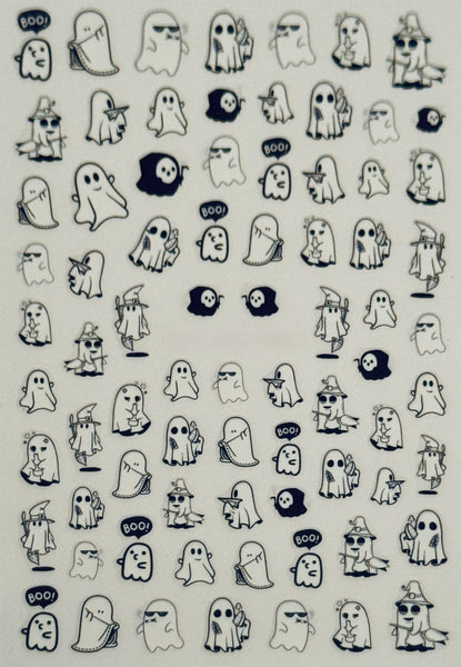Cute Ghosts Nail Decals