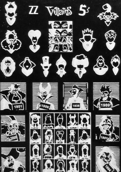 Villains Stamping Plates