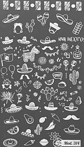 Viva Mexico Stamping Plates