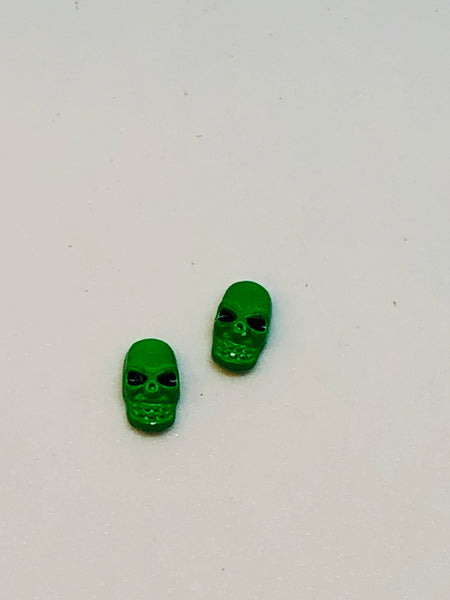 Neon Skulls Nail Charms (2)