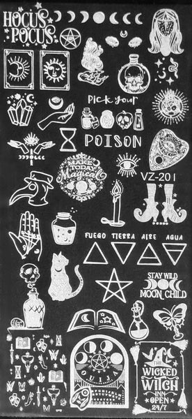 Witchy Vibes Stamping Plates