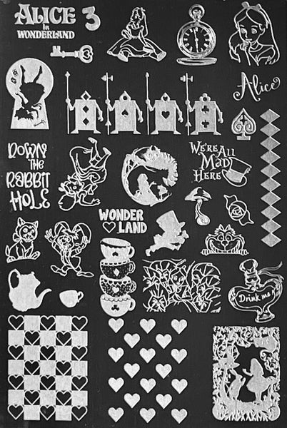 Wonderland Stamping Plate