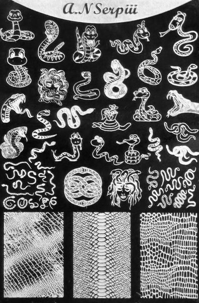 Snakes Stamping Plates