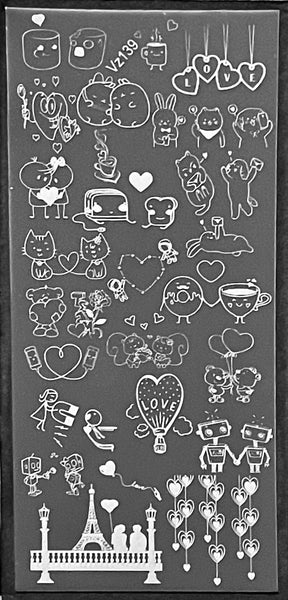 Cute Cartoon Couples Stamping Plate