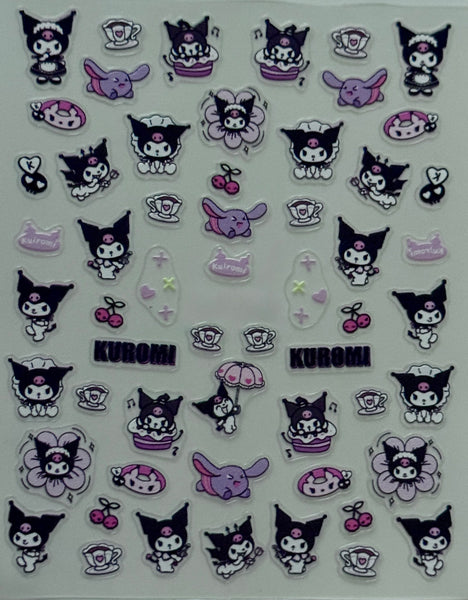 Hi Kitty and Friends Nail Decals