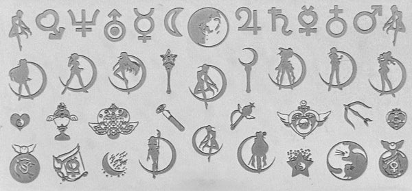 Anime Sailors Stamping Plates