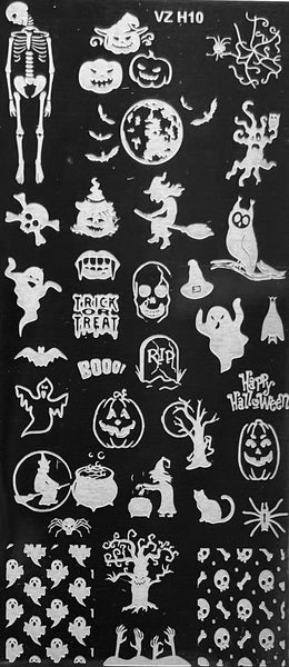 Halloween/Horror Stamping Plates