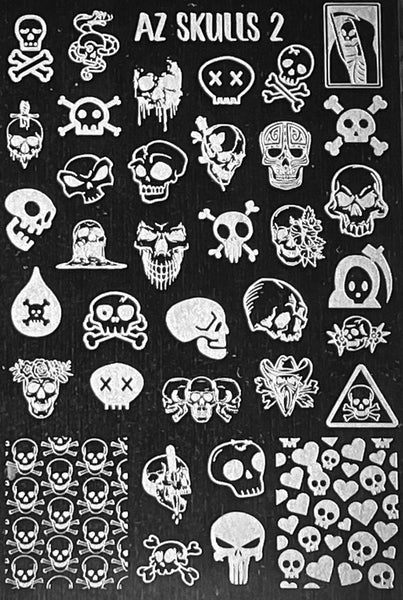 Skulls Stamping Plates