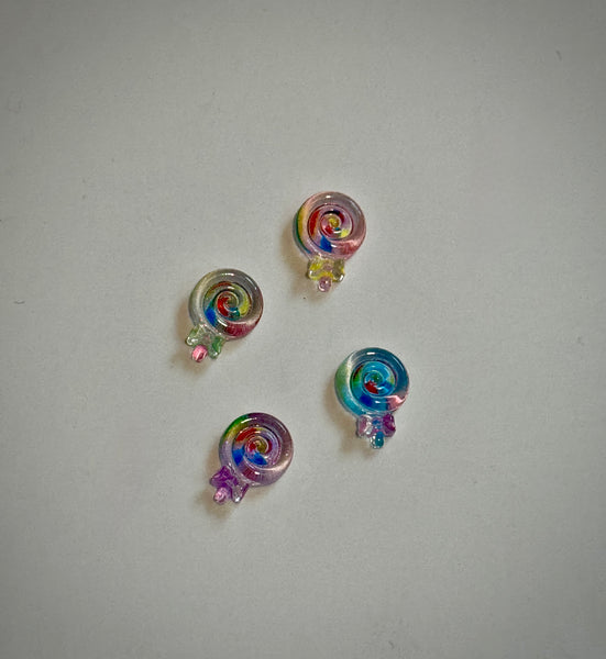 Resin Lollipop Nail Charms (4)