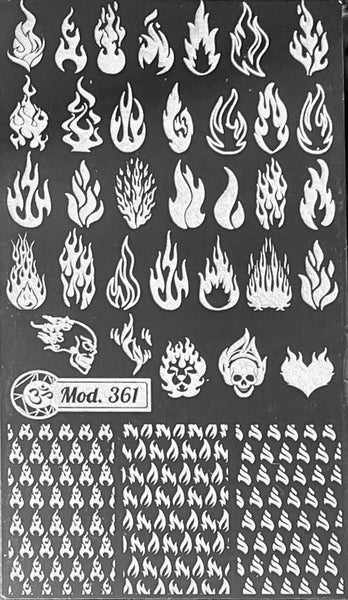 Flames Stamping Plates