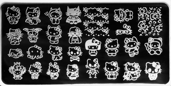 Hi Kitty and Friends Stamping Plates
