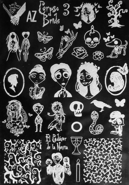 Victor, Victoria and Emily Movie Stamping Plate