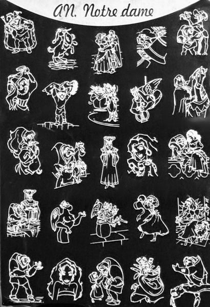 Quasimodo And Esmeralda Movie Stamping Plate