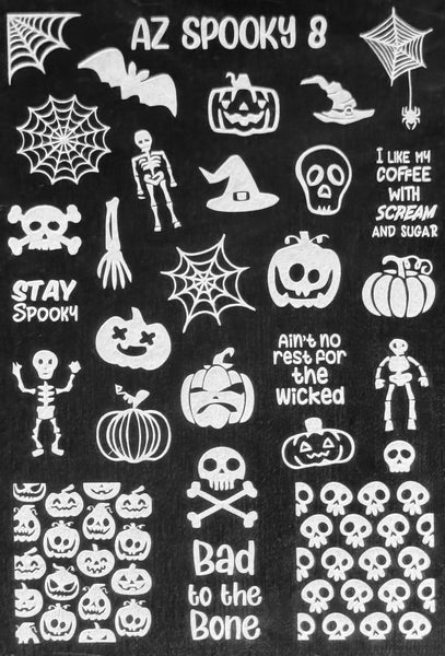 Spooky Stamping Plates