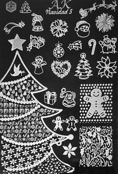 Navidad Christmas Stamping Plates