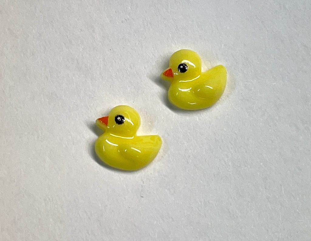 Yellow Ducks Nail Charms (2)