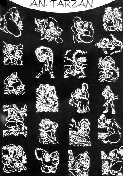 Ape Man Stamping Plate