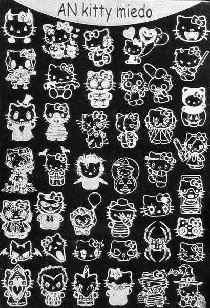 Famous Cartoon Halloween Stamping Plates