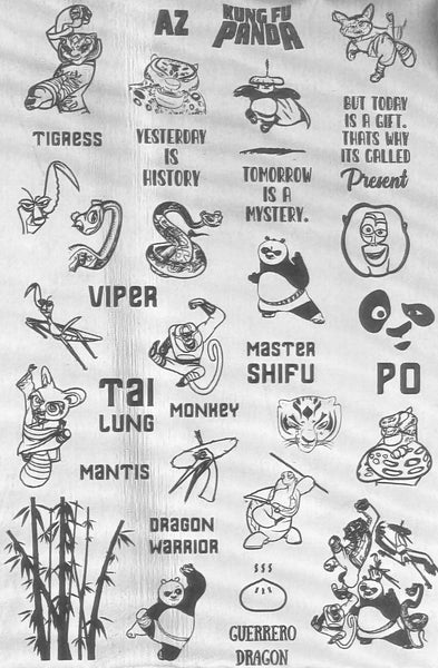 Po Ping Panda Movie Stamping Plate