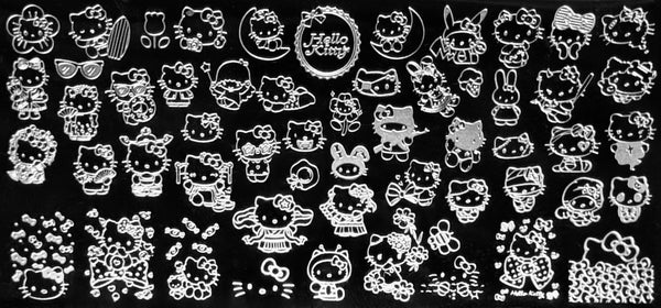 Hi Kitty and Friends Stamping Plates